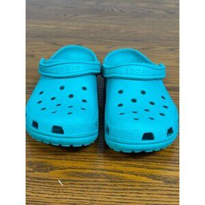 Crocs Slip ons Womens 11/Mens 9 Teal